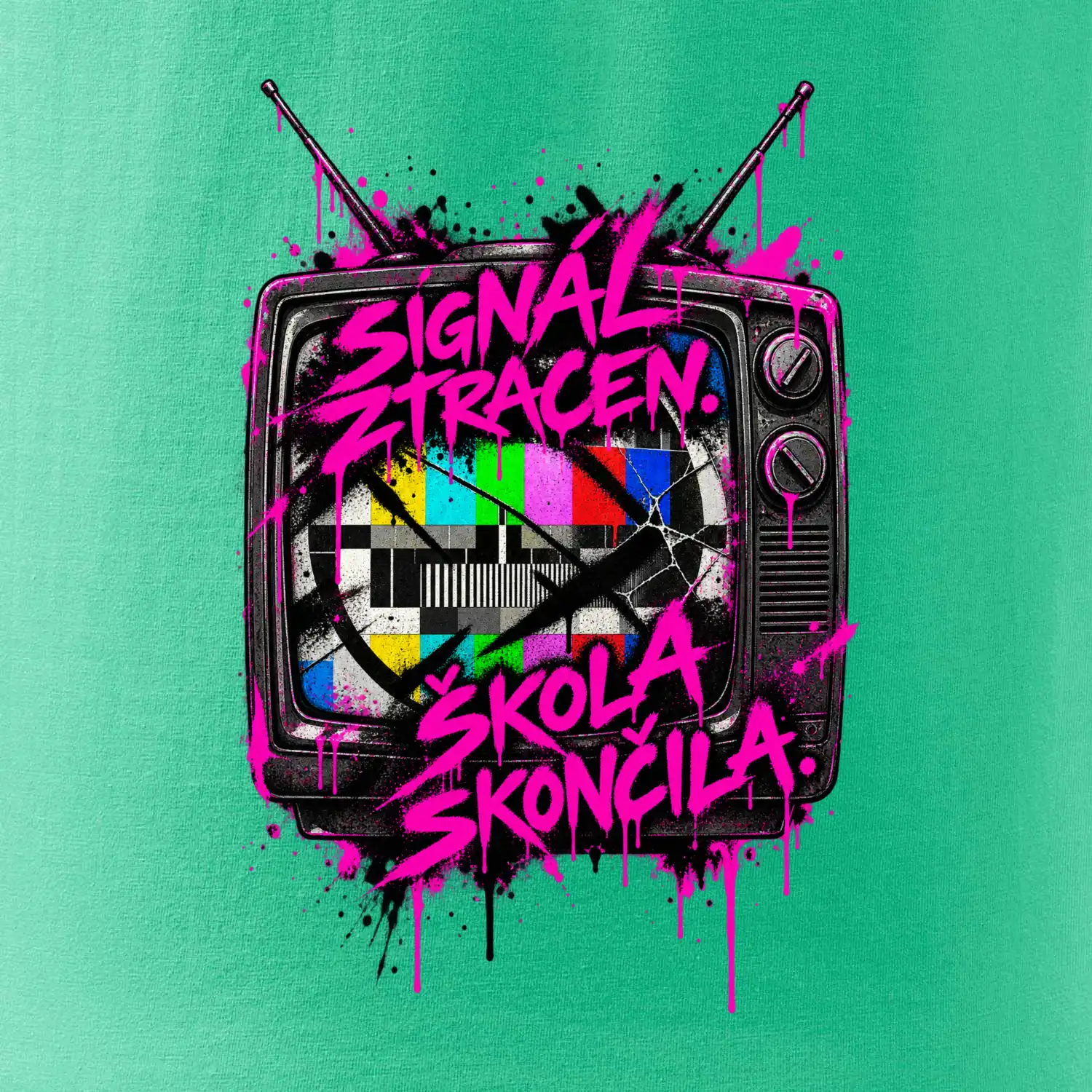 SIGNÁL ZTRACEN. ŠKOLA SKONČILA.