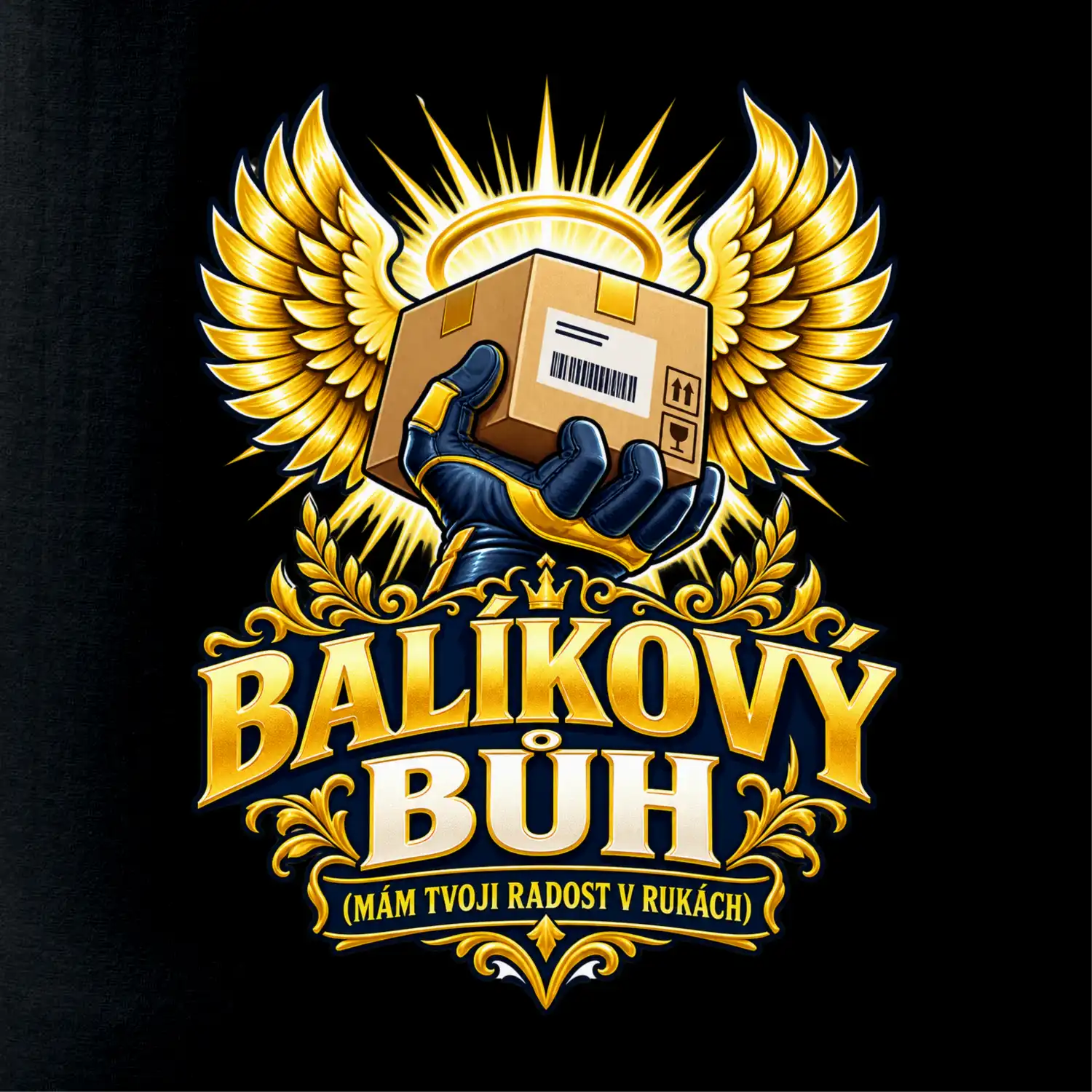 Balíkový bůh mám tvoji radost v rukách