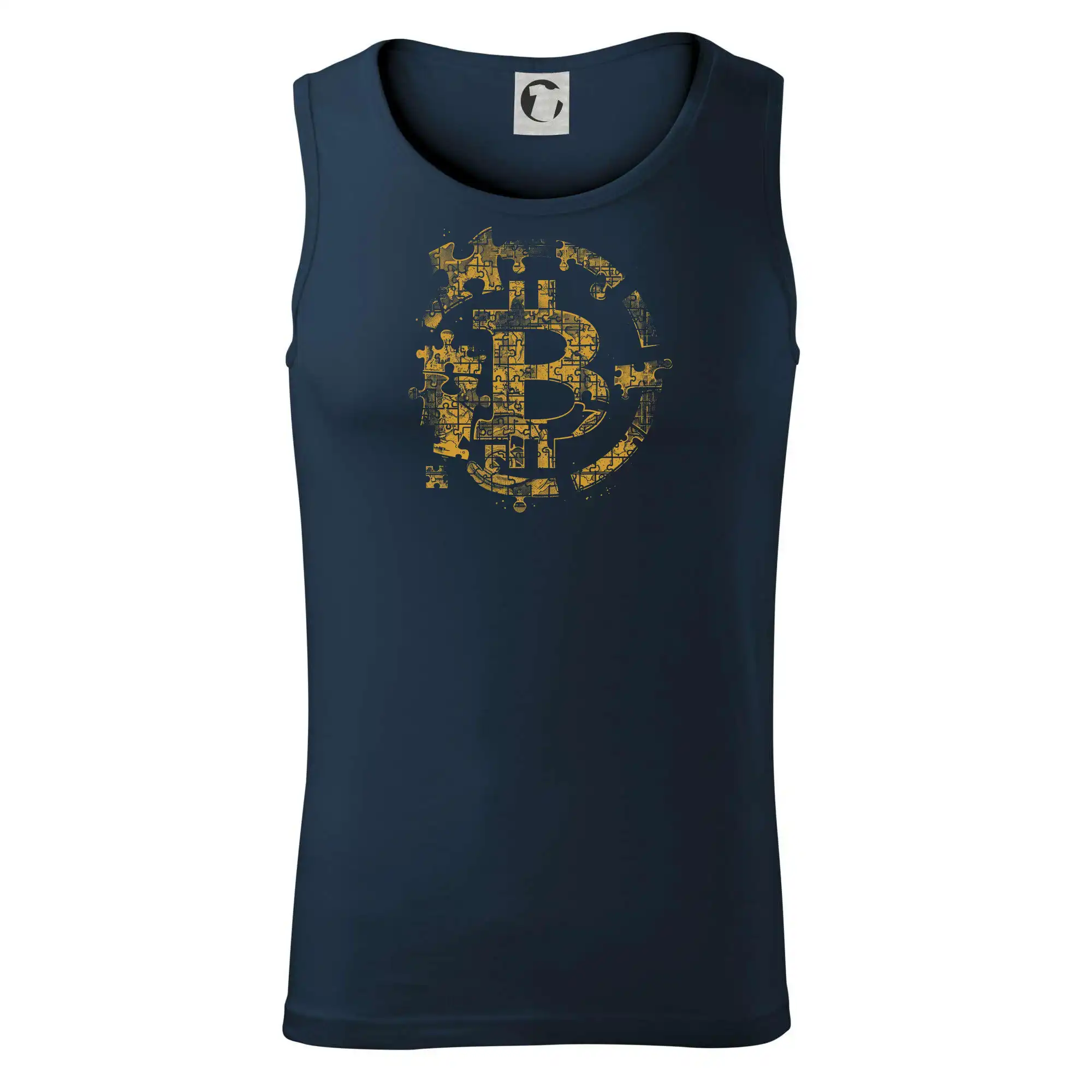 Logo bitcoin puzzle
