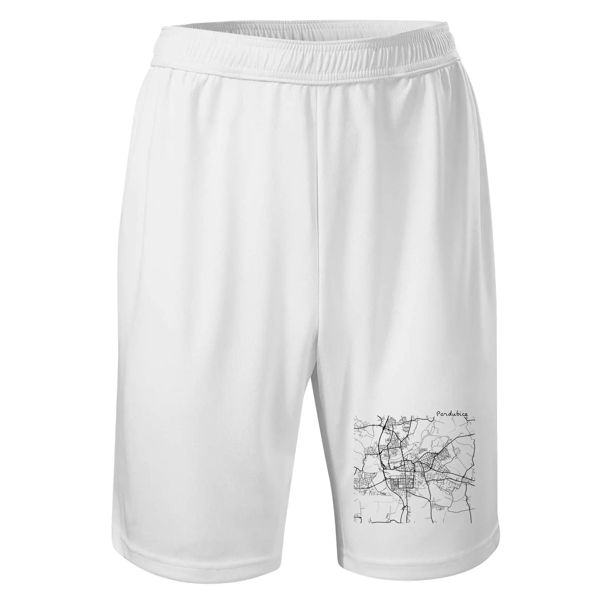 Mapy měst černobílé Pardubice