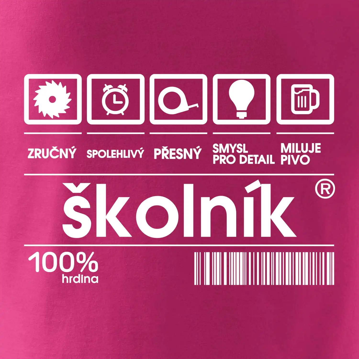 Čárový kód - Školník