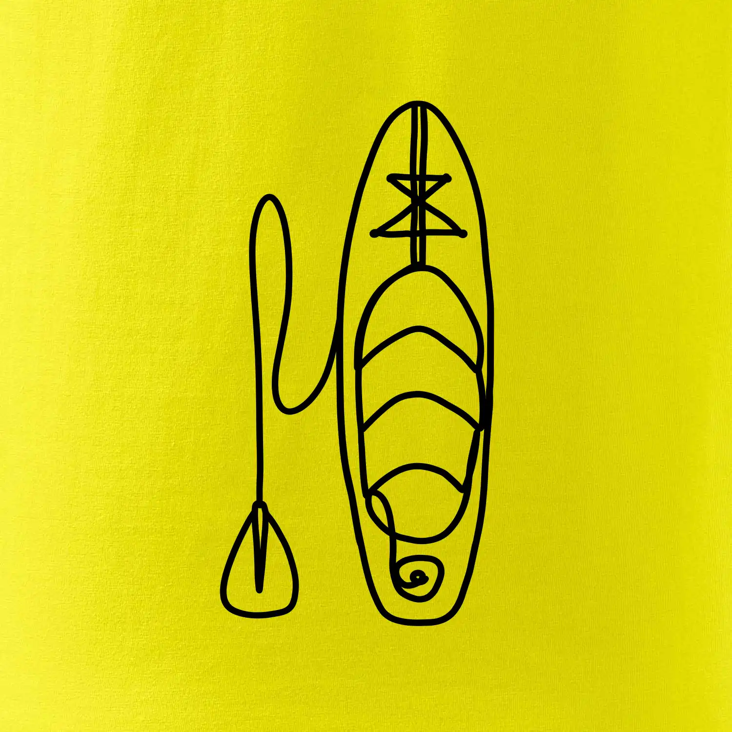 Paddleboard jedním tahem