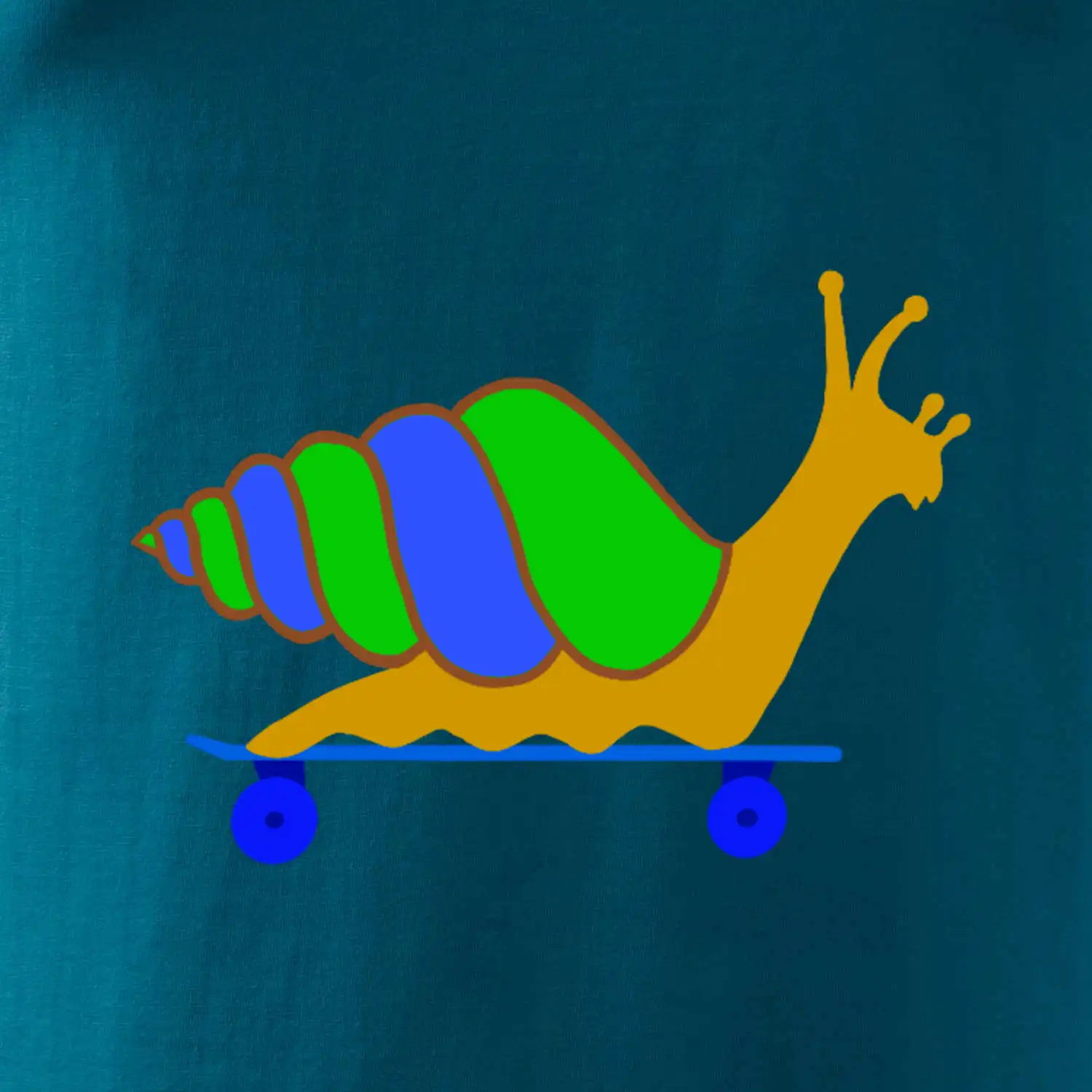 Šnek na skateboardu (Moňas)