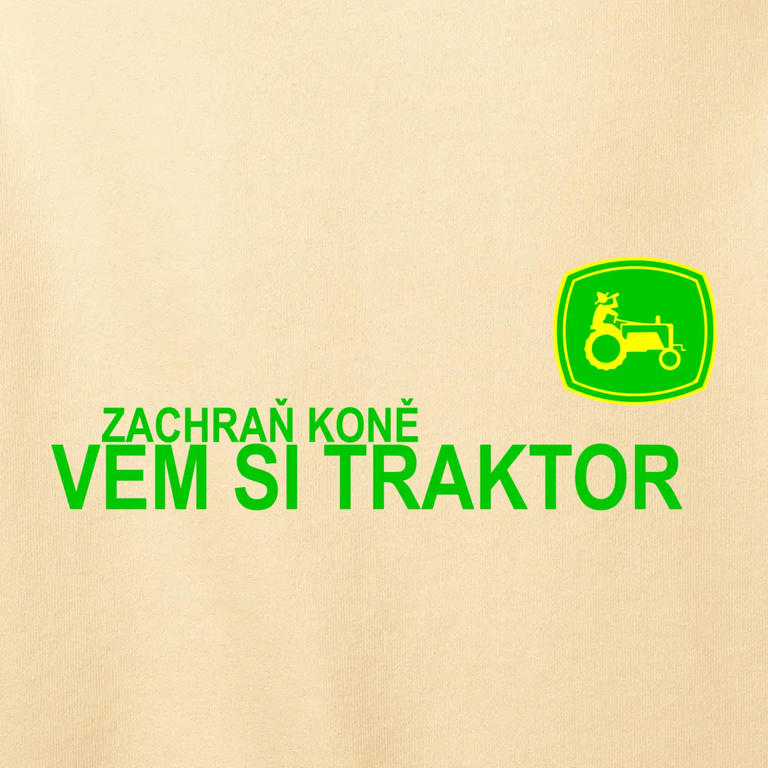 Zachraň koně, vem si traktor!