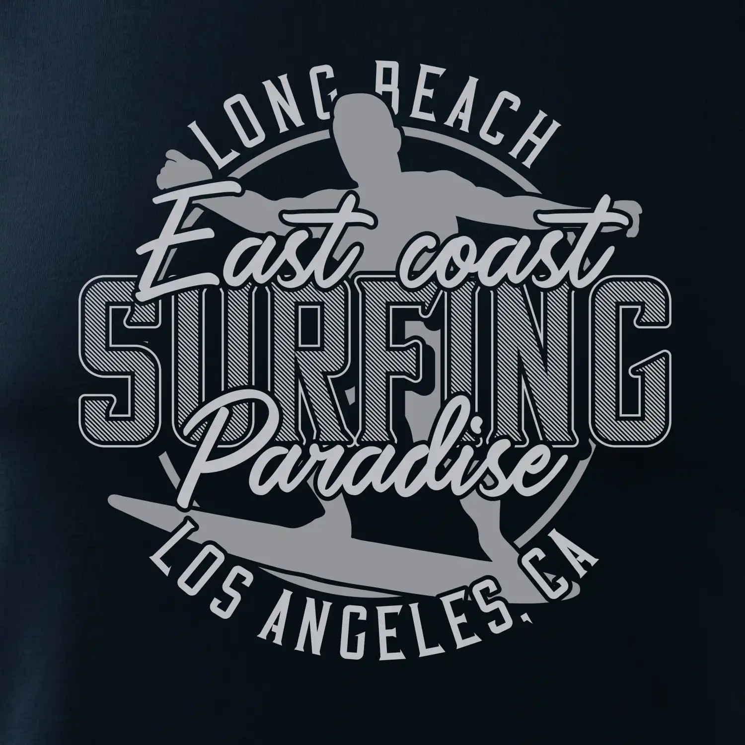 East coast surfing Long Beach