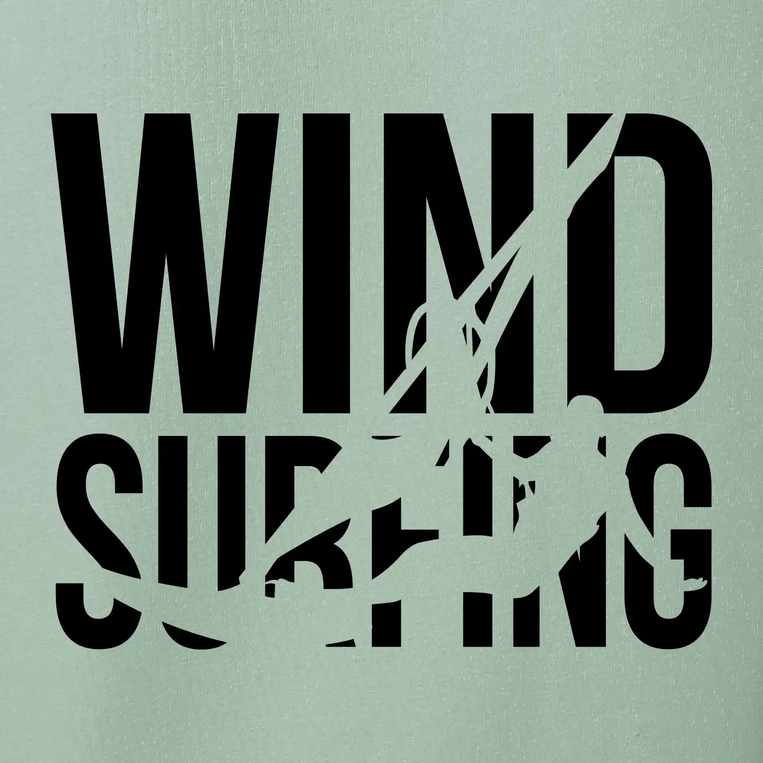 Windsurfing nápis