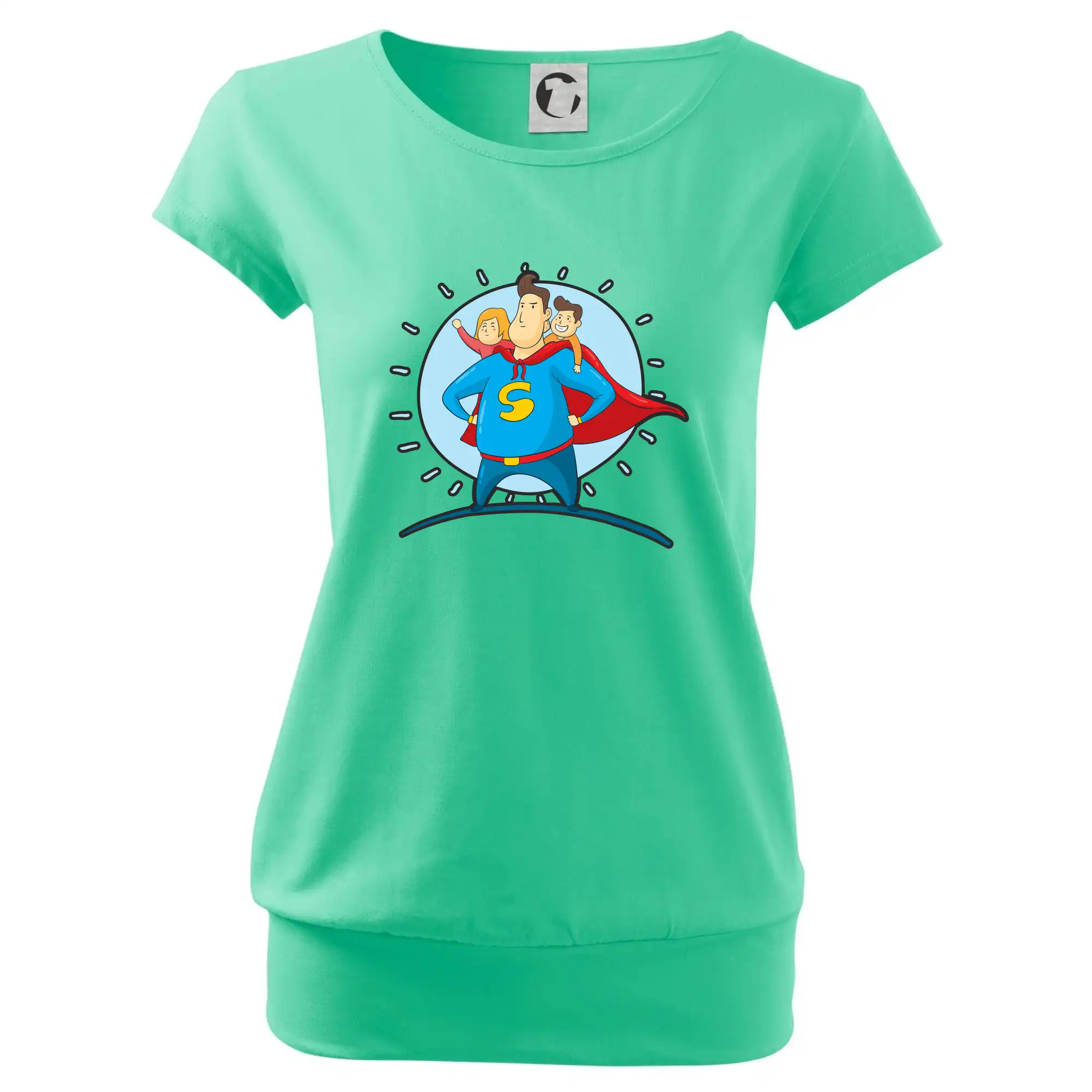 Táta superman - holka a kluk