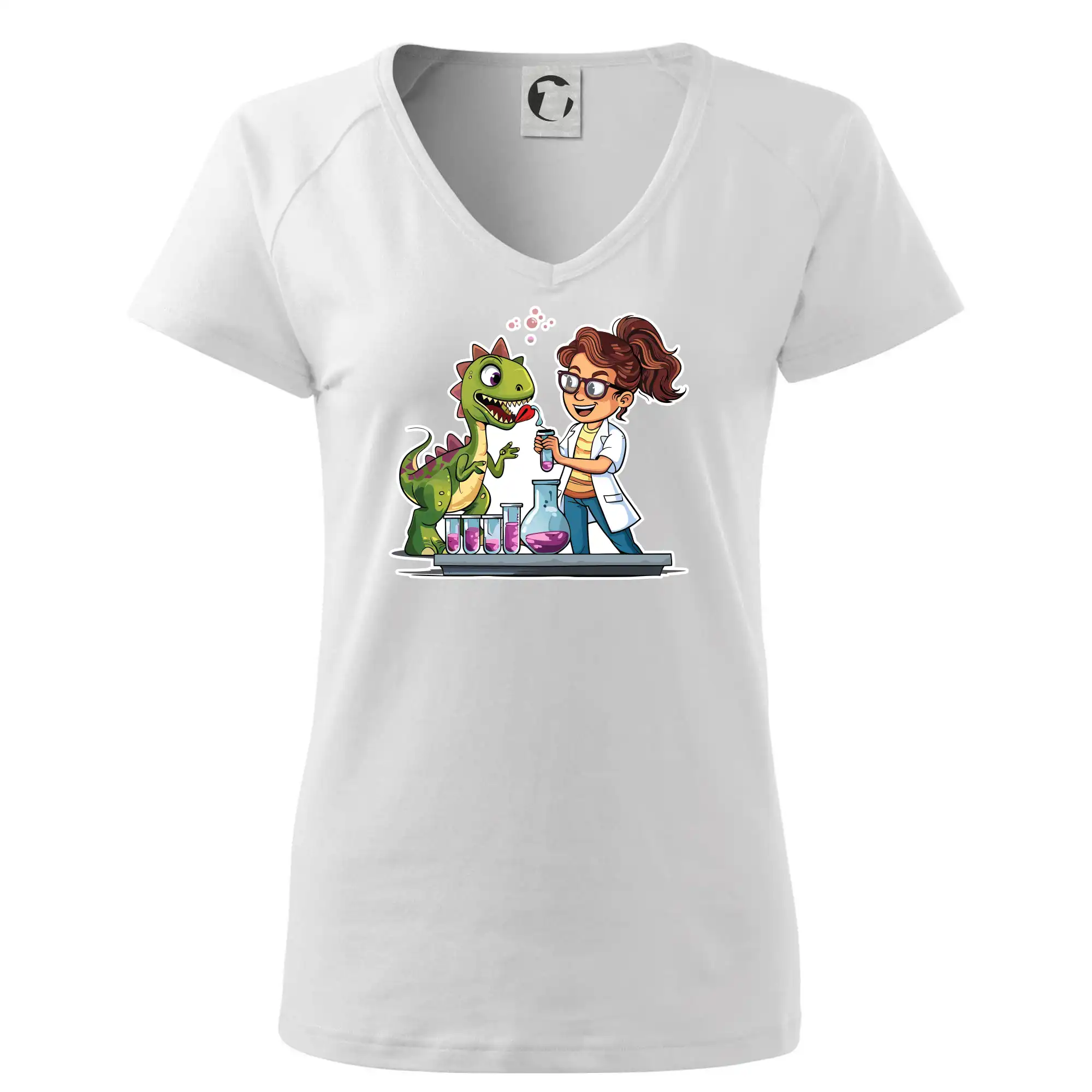 Chemik a dinosaurus - Holka