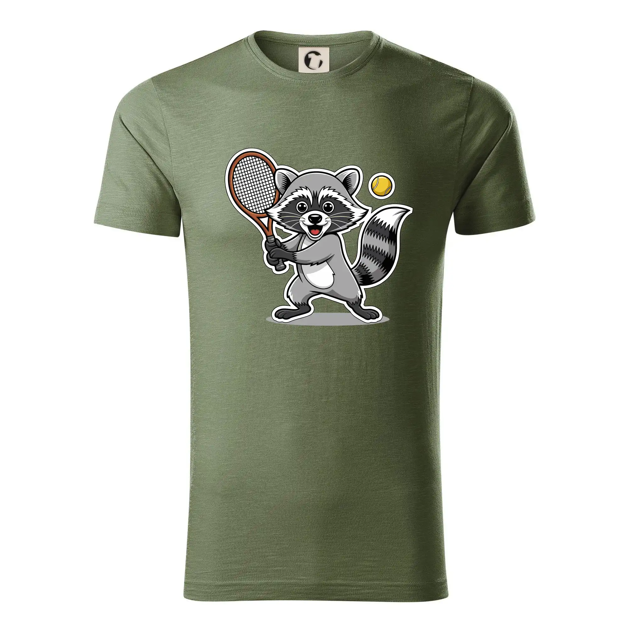 Mýval hraje tenis kreslený