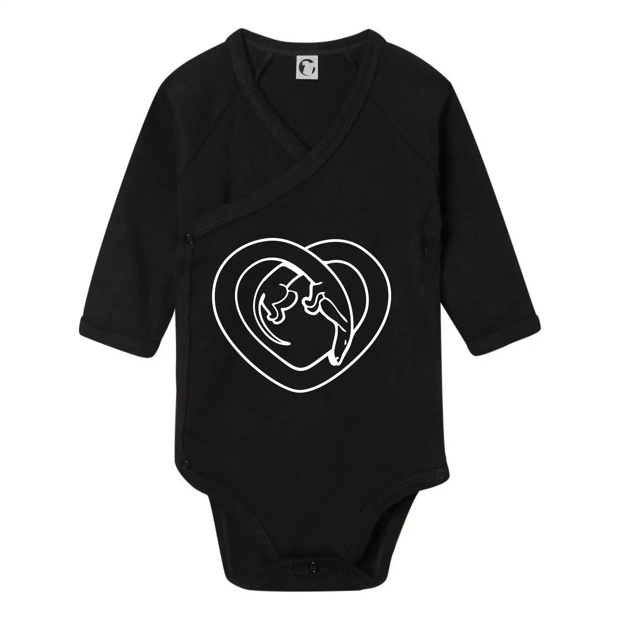 Jezevčík srdce - obrys