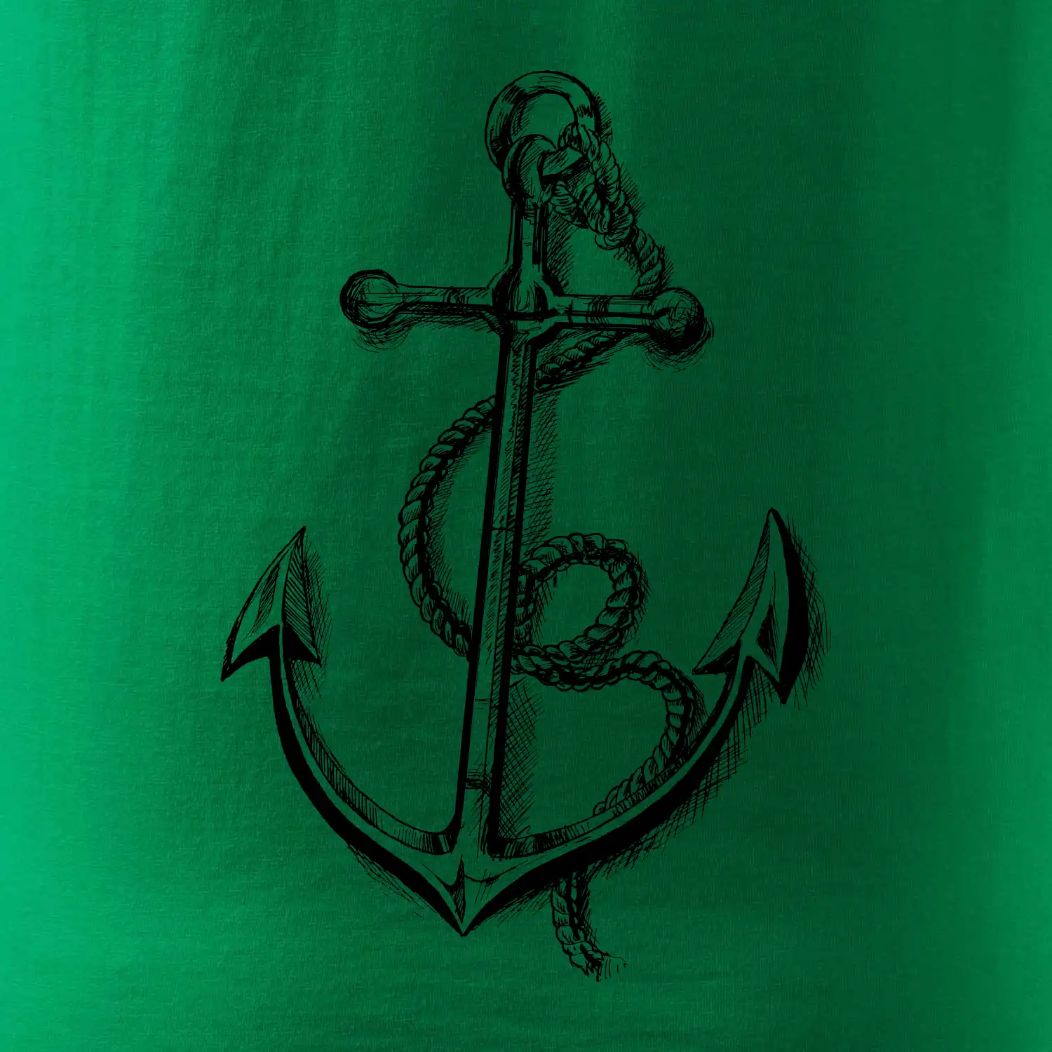 Kotva kreslená tužkou