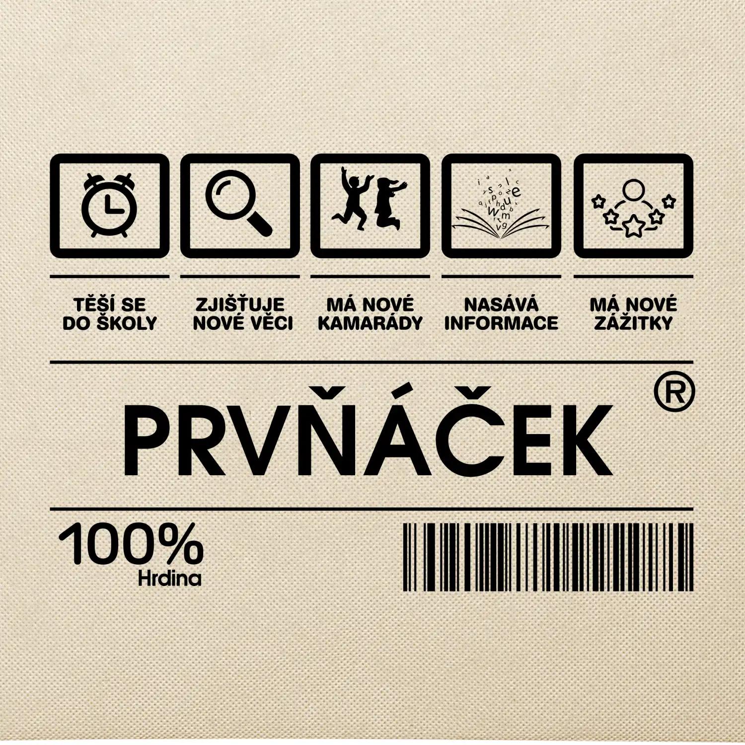 Čárový kód - prvňáček