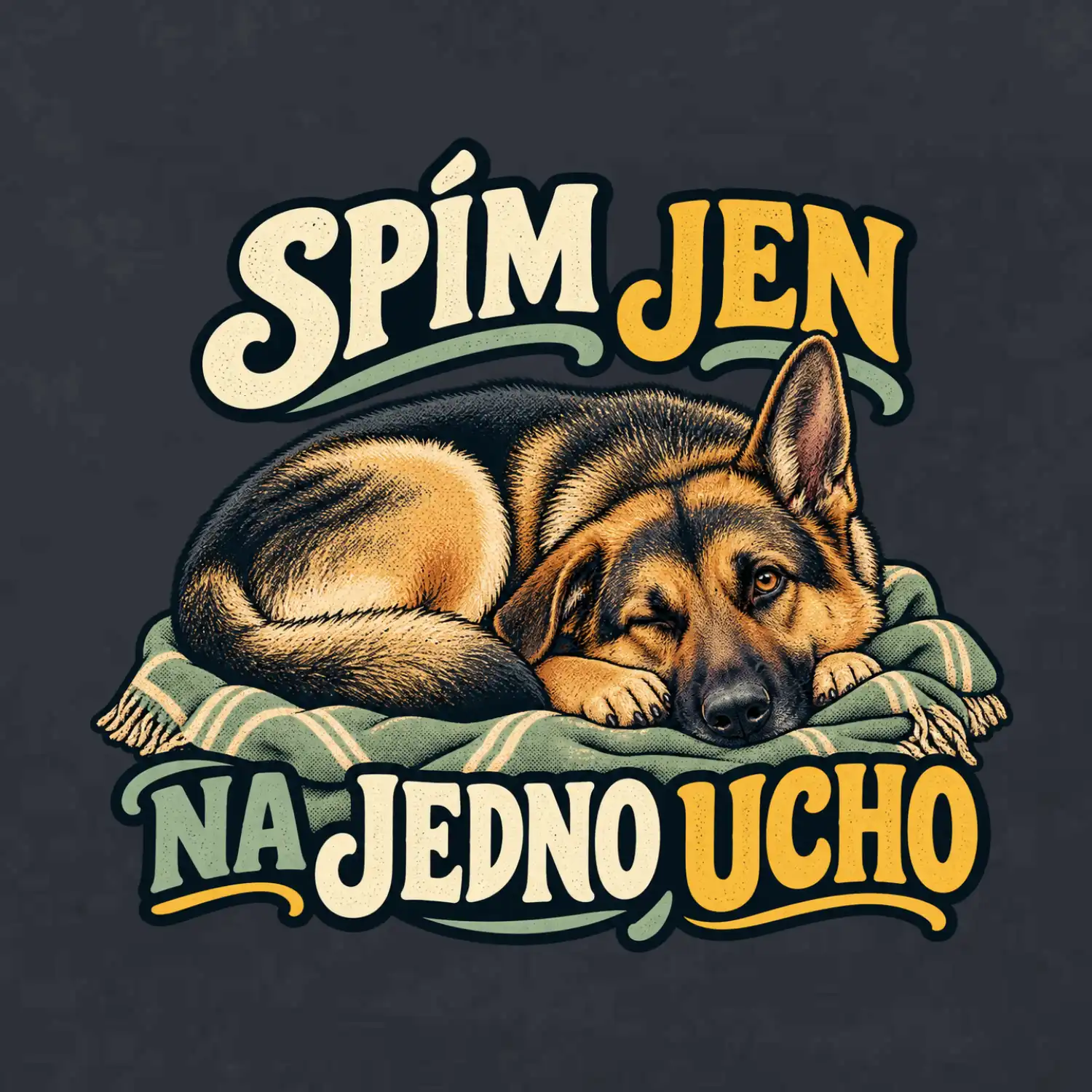 Spím jen na jedno ucho - vlčák