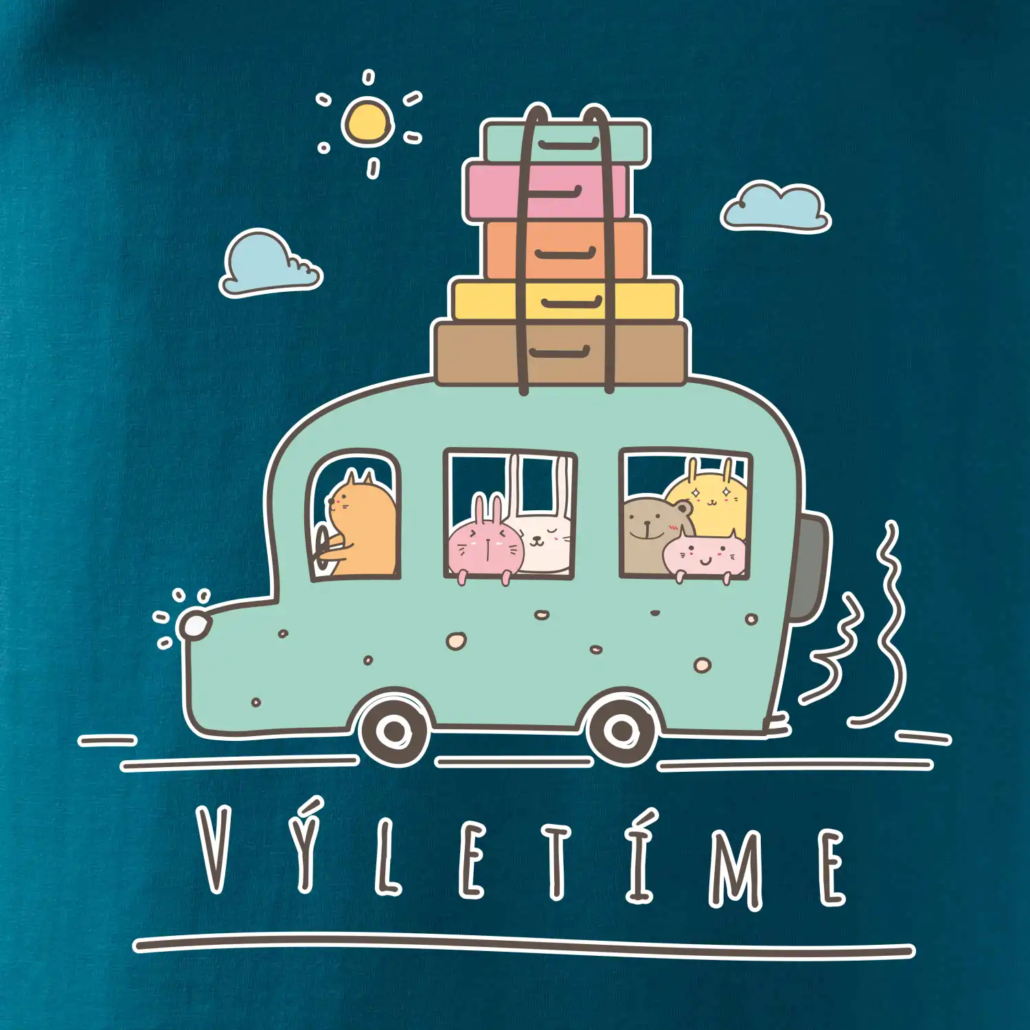 Výletíme obytňák kreslený
