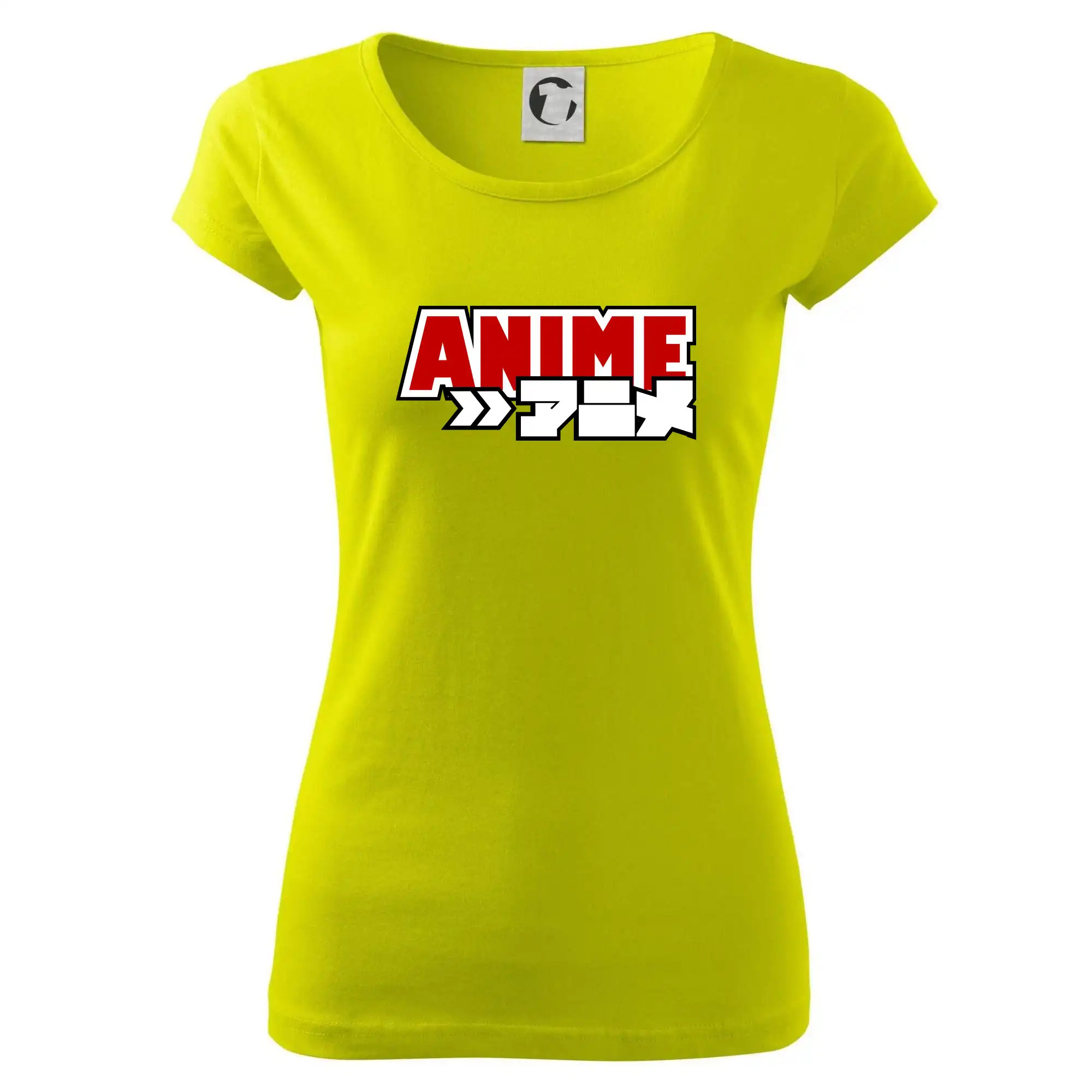 Anime nápis červený