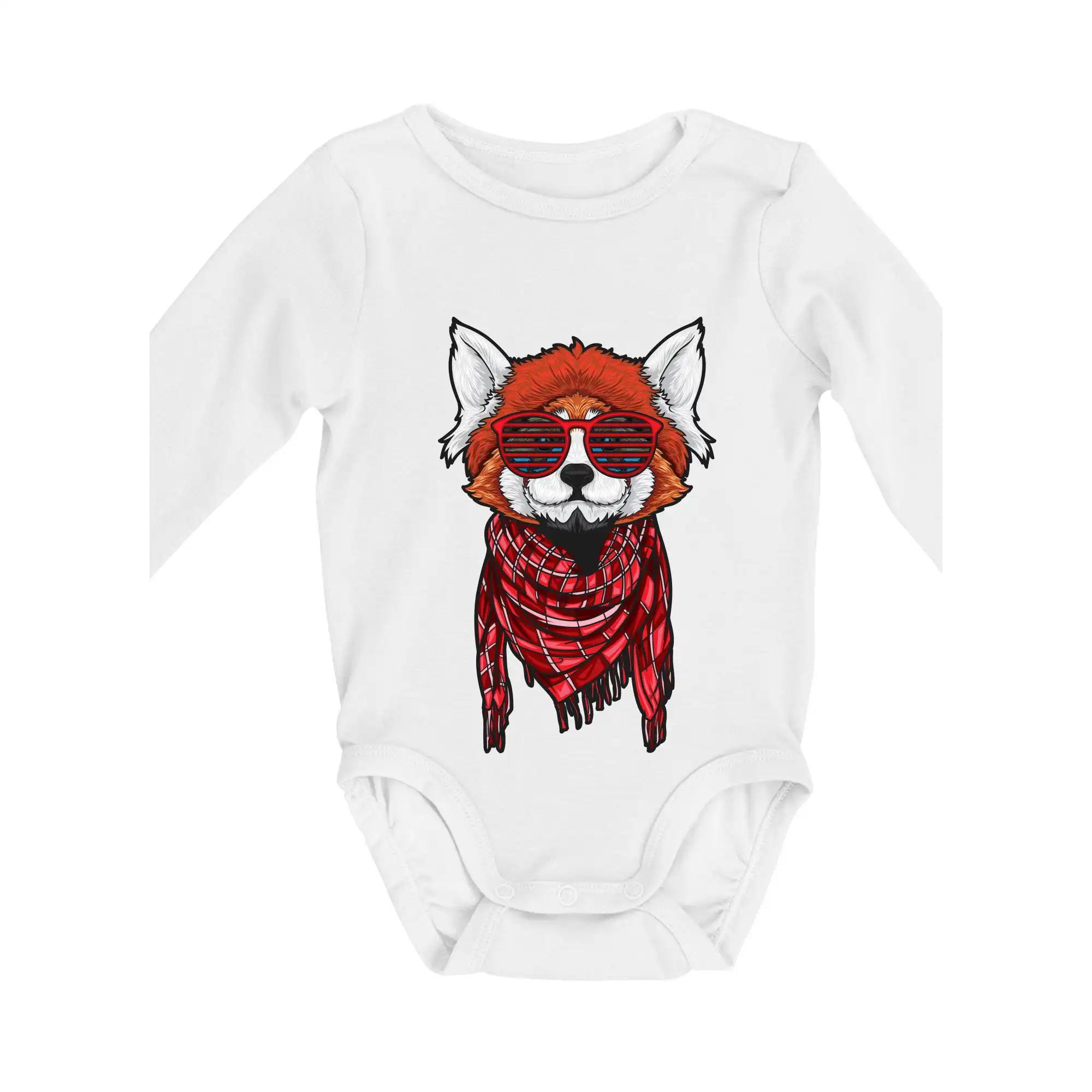 Červená panda hipster