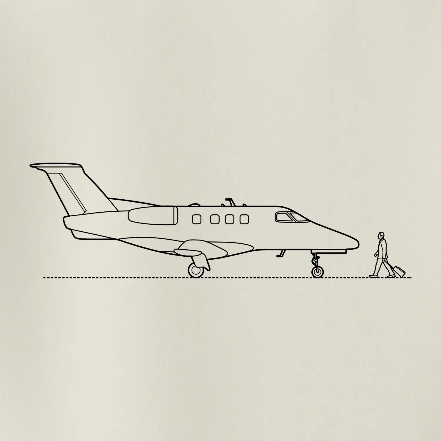 Obrys Embraer Phenom 100
