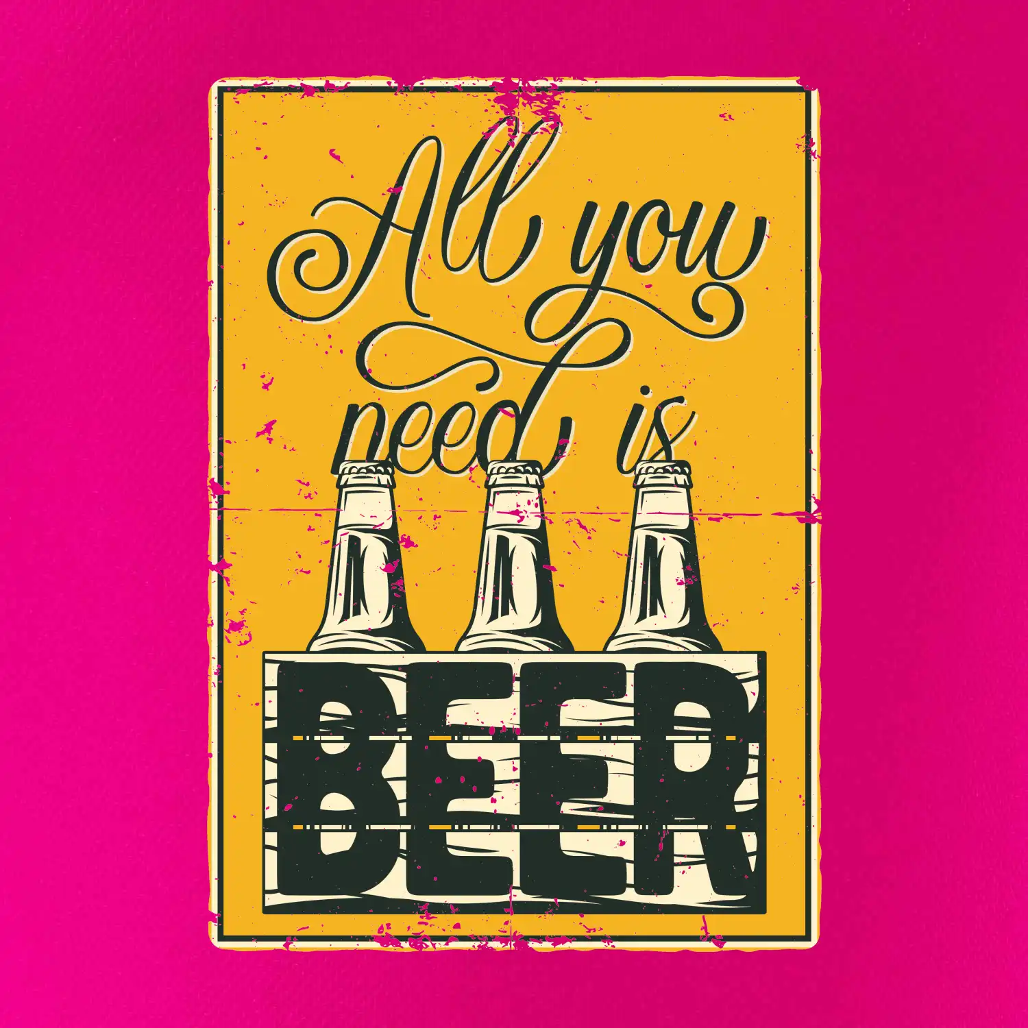 All you need is beer
