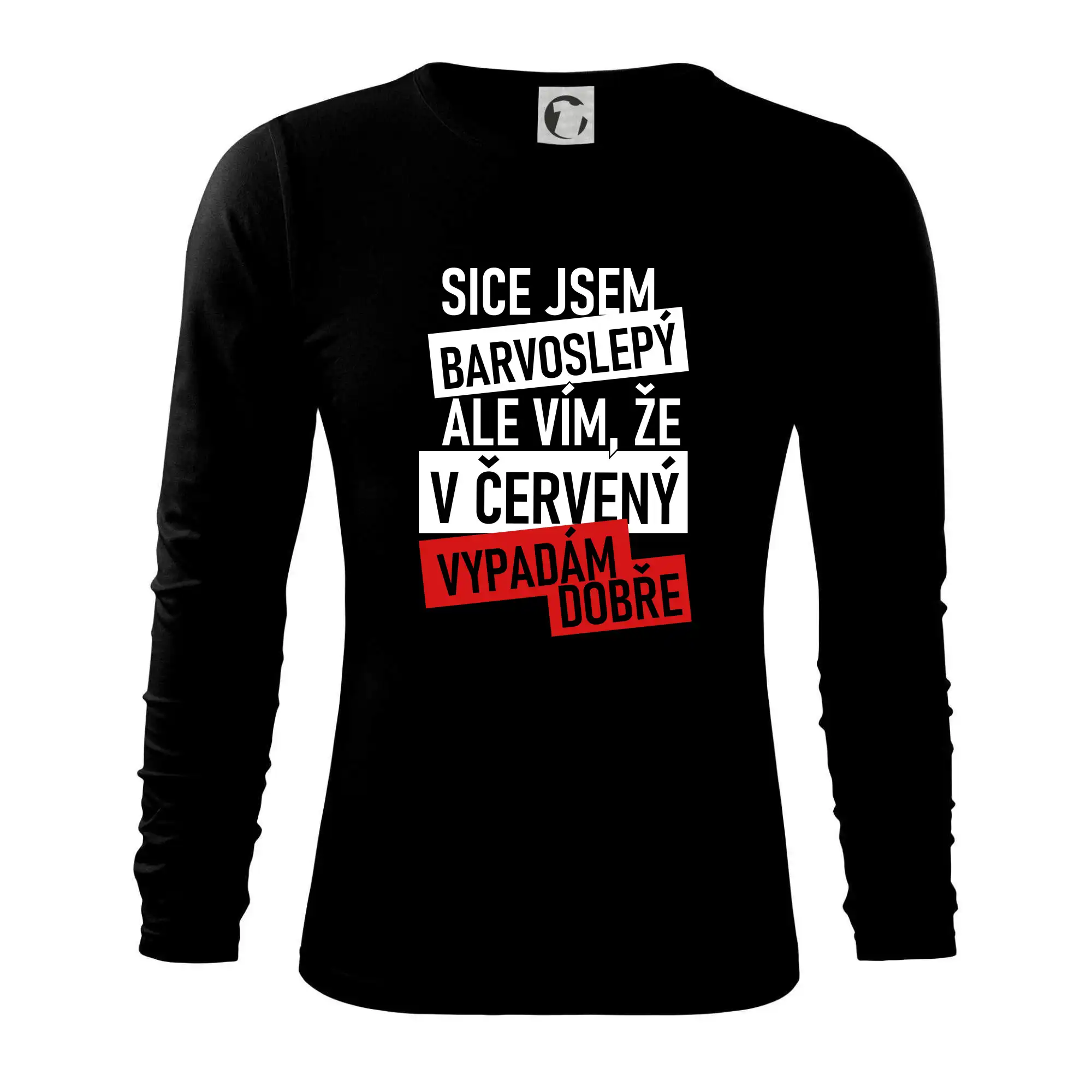 Sice jsem barvoslepý, ale vím, že v červené vypadám dobře