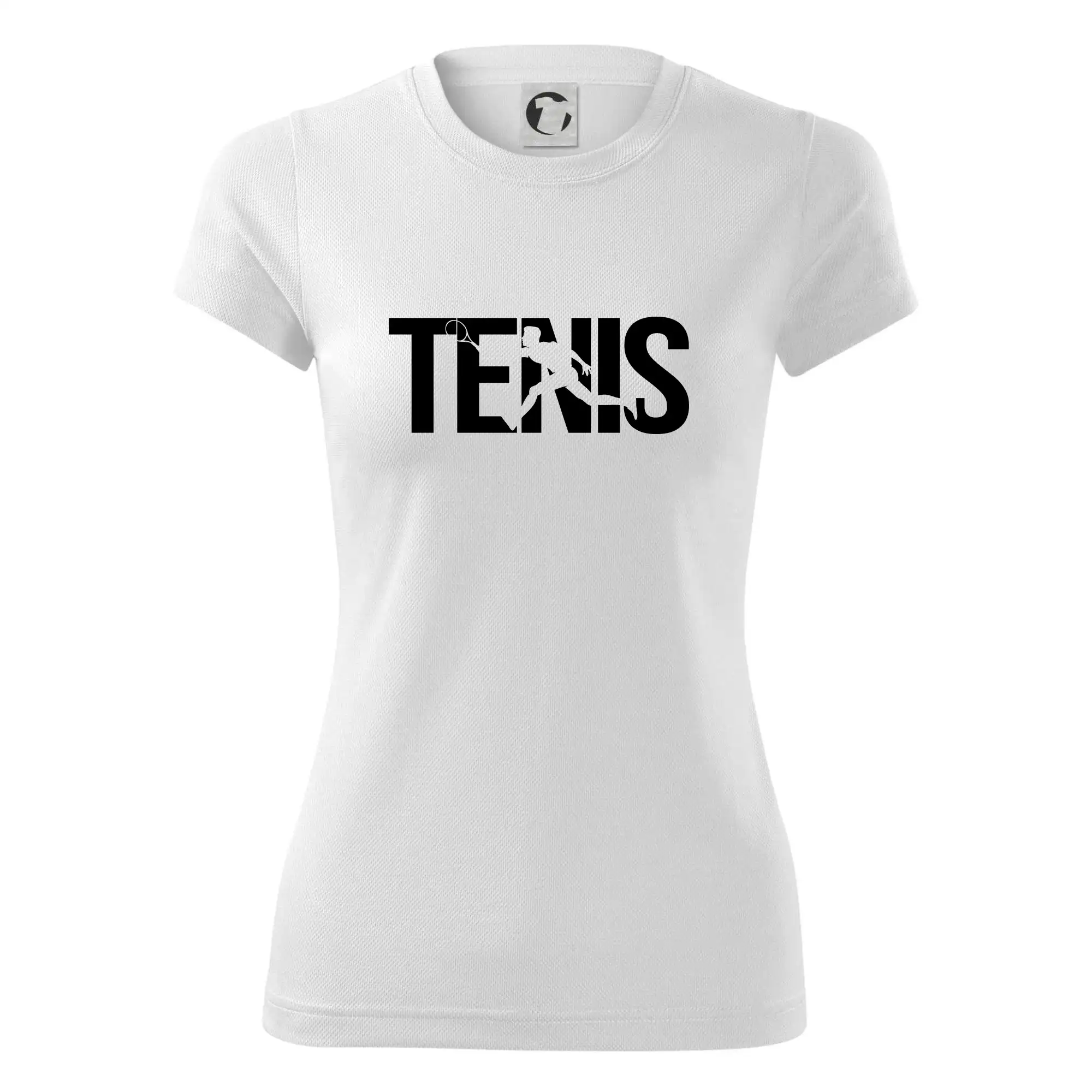 Tenis nápis silueta