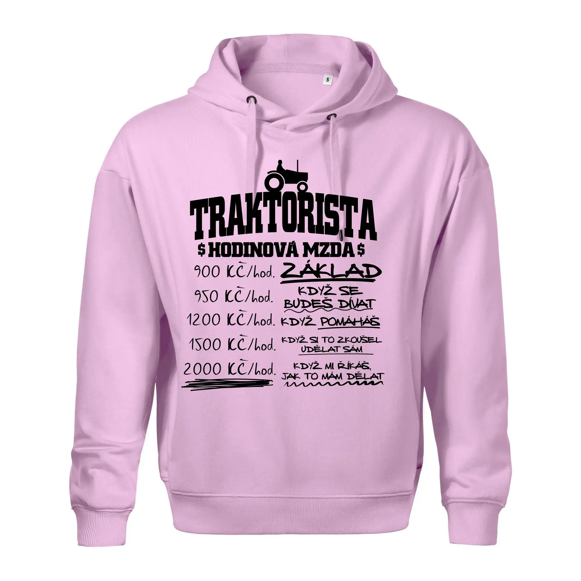 Traktorista hodinová mzda