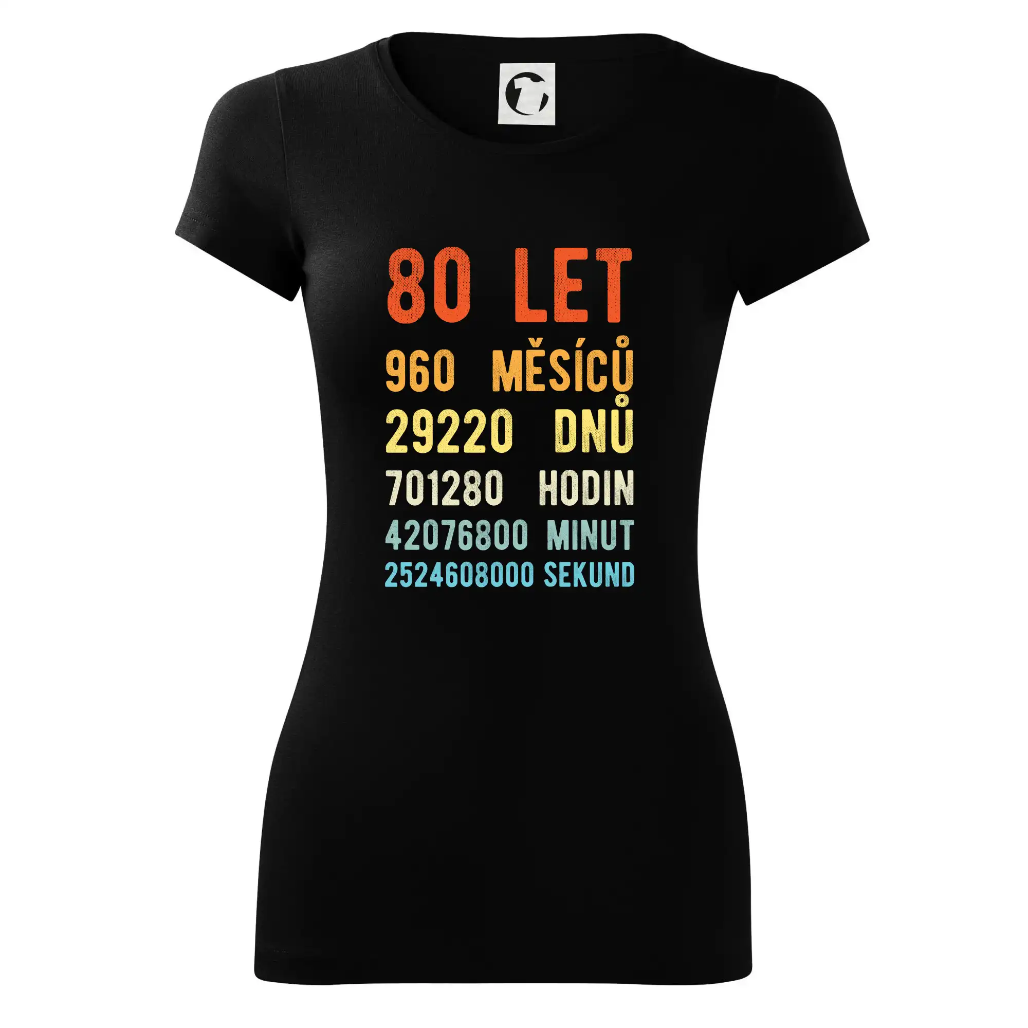 Narozeniny 80 přepočet času