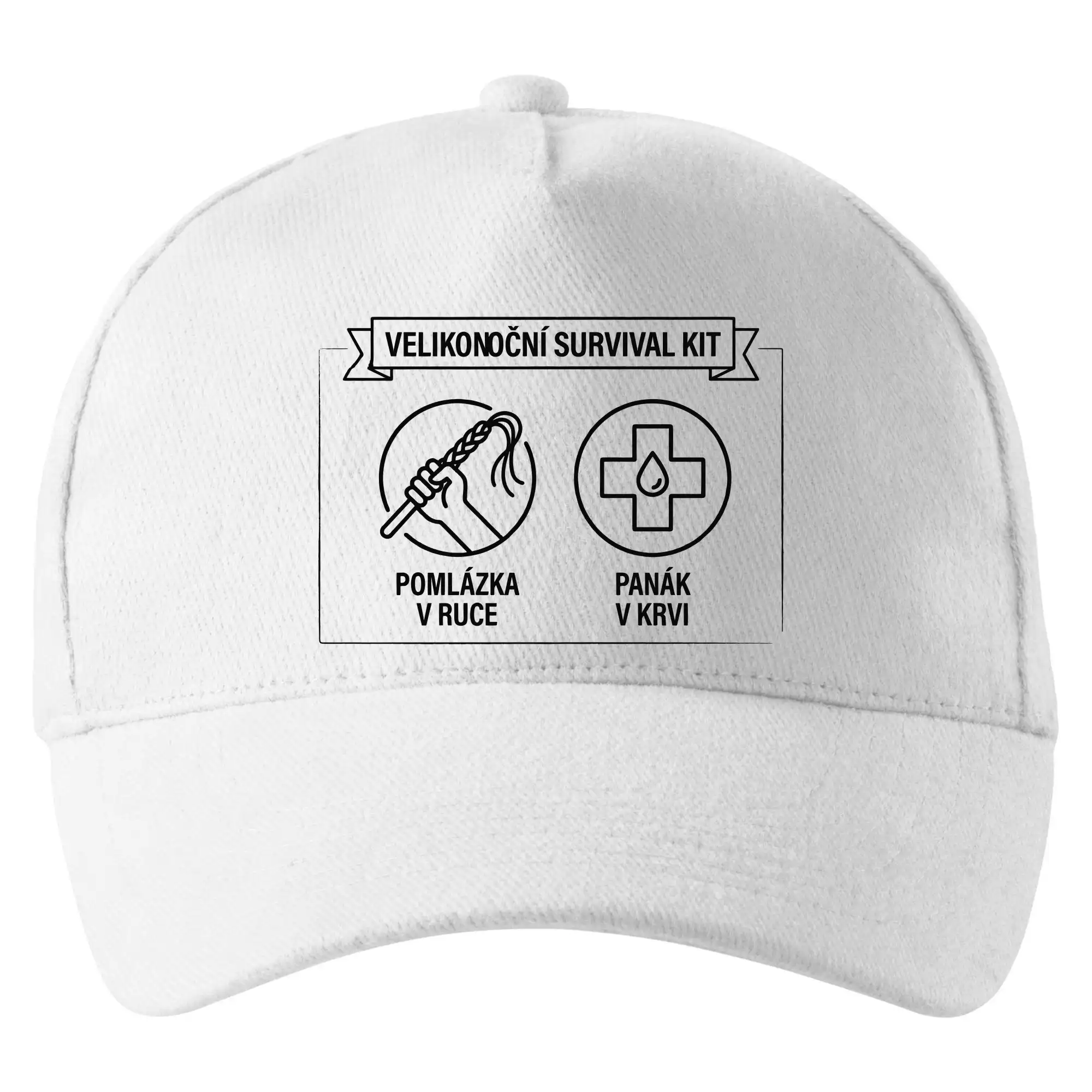 Velikonoční survival kit Pomlázka v ruce, panák v krvi